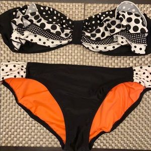 Ruffled Polka Dot Bikini